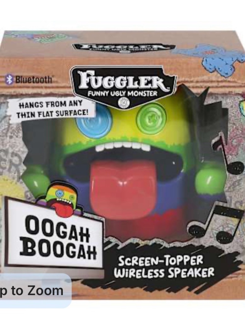 Fuggler Oogah Boogah Green Screen-Topper Wireless Speaker